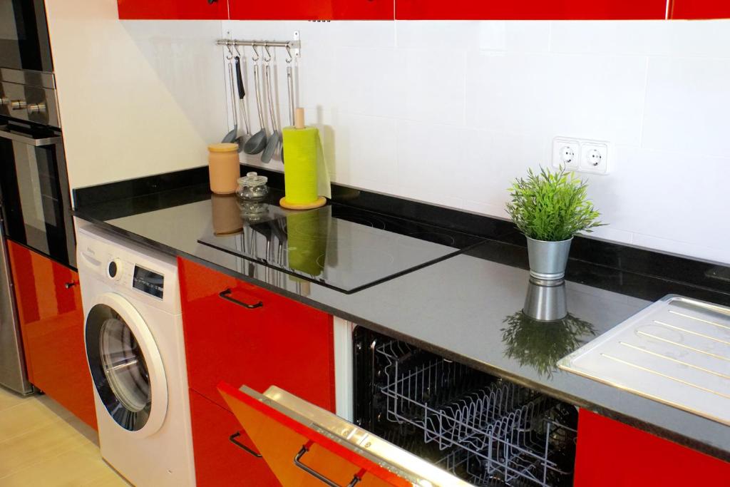 Kuchyň nebo kuchyňský kout v ubytování Smart Villa Cabo de Palos