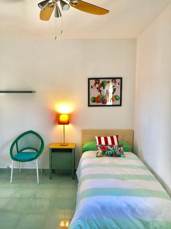 Postel nebo postele na pokoji v ubytování Smart Villa Cabo de Palos