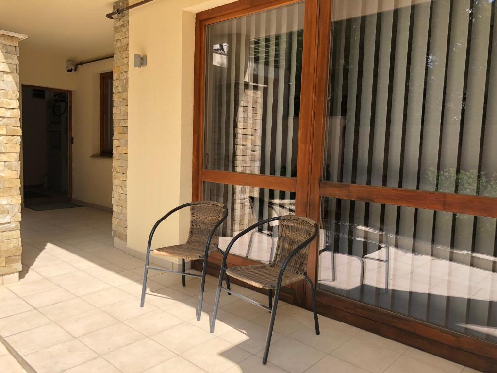Balkon lub taras w obiekcie Nexus Apartmenthotel