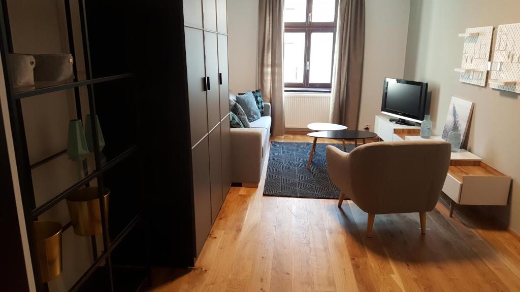 Μια τηλεόραση ή/και κέντρο ψυχαγωγίας στο The Gusto apartmán