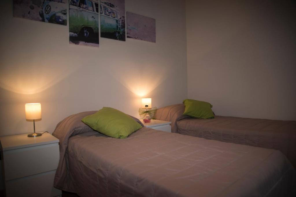 A bed or beds in a room at Villa la torre