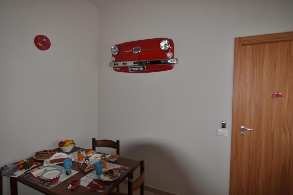 Posezení v ubytování b&b la vecchia 500