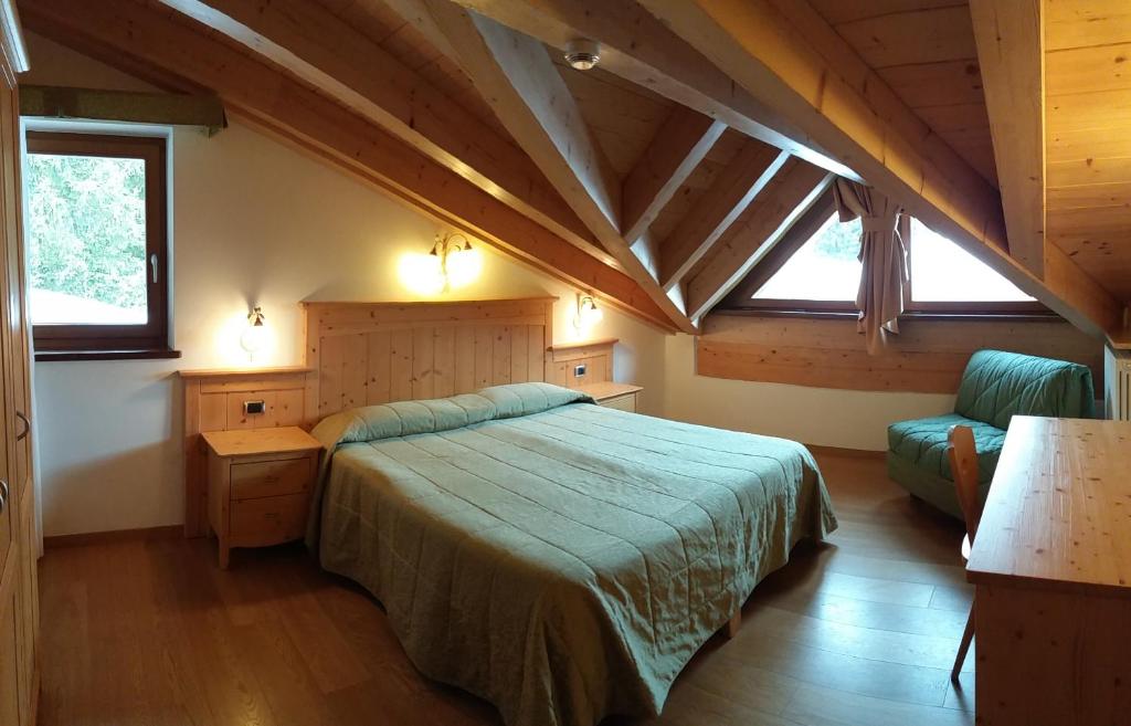 Postel nebo postele na pokoji v ubytování Residence Panorama