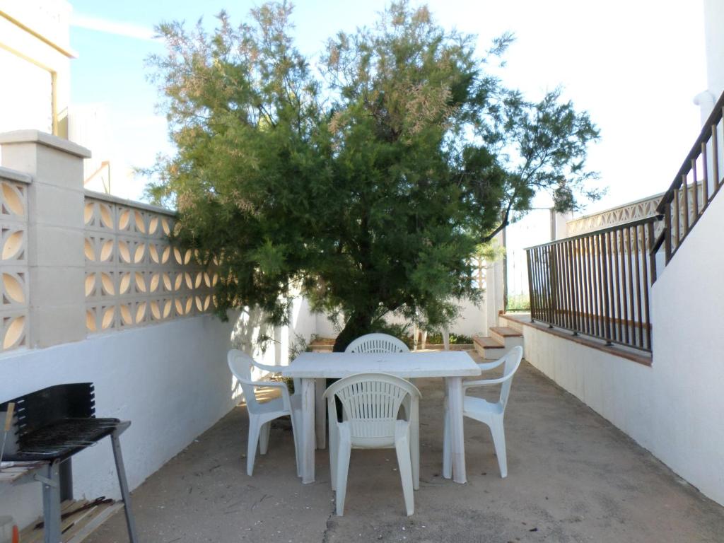 Balkón alebo terasa v ubytovaní Apartamento primera linea de playa WIFI gratis