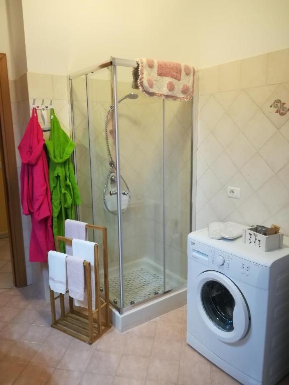 Koupelna v ubytování "Profumo di Tiglio"