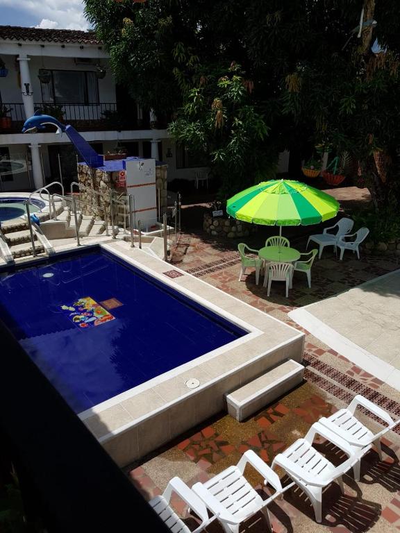 Bazén v ubytování Hotel Villa Maritza nebo v jeho okolí