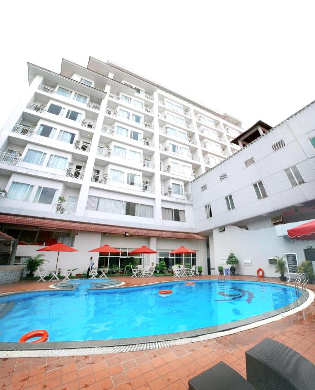Bazén v ubytování Park View Hotel nebo v jeho okolí