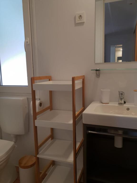 Koupelna v ubytování Mobile Home Starfish I Camp Biograd