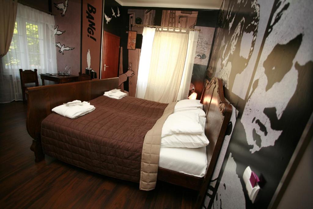 Posteľ alebo postele v izbe v ubytovaní Castle Inn