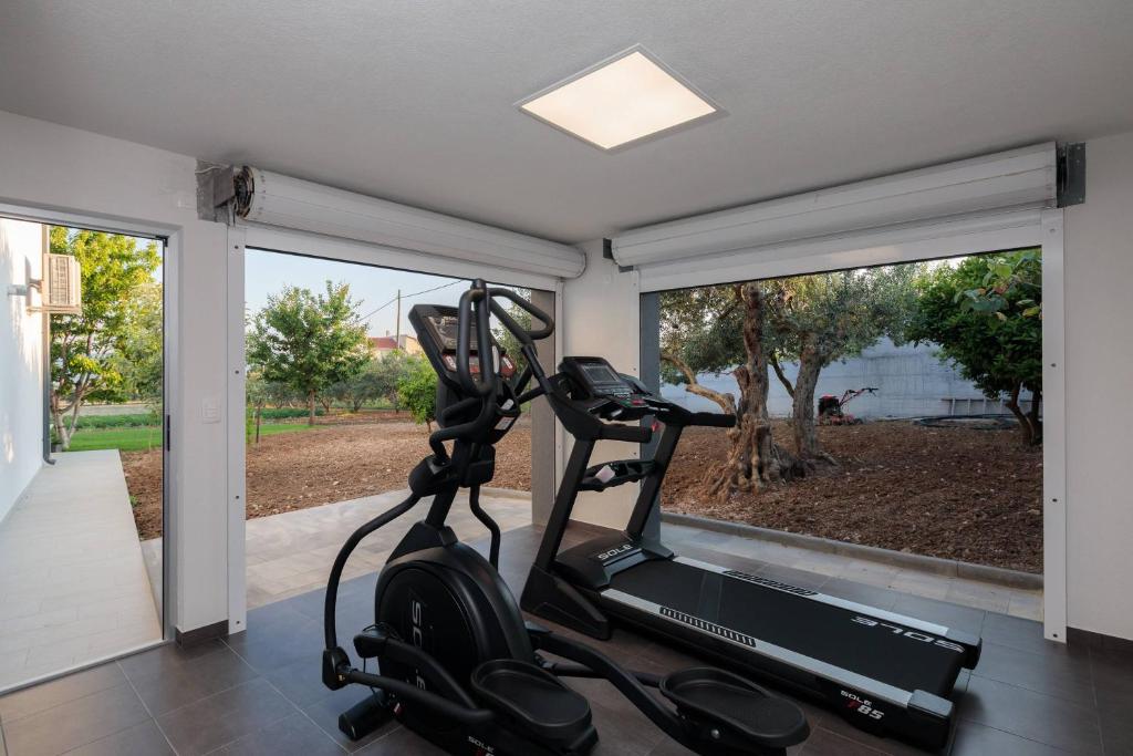 Posilňovňa alebo fitness centrum v ubytovaní Villa Castello