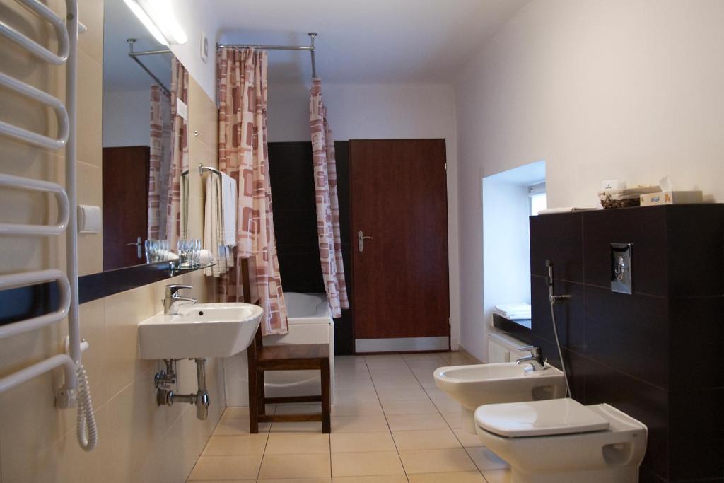 Kúpeľňa v ubytovaní Castle Inn
