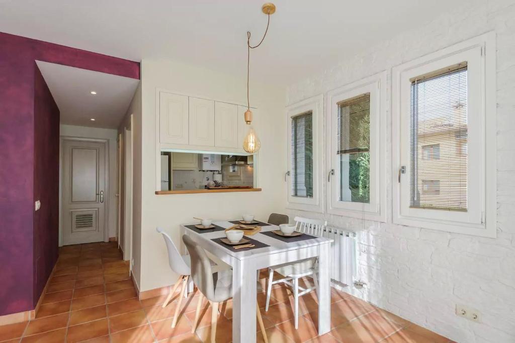 Kuchyň nebo kuchyňský kout v ubytování Apartamento Can Trona 1B Vall de Bas