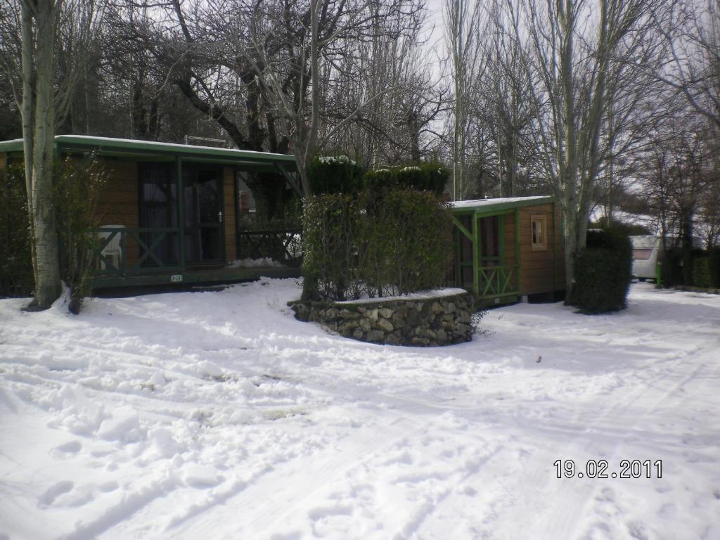 Camping Ruta del Purche en invierno