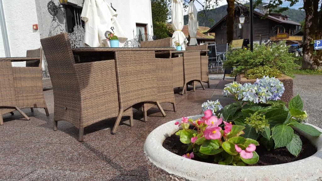 Zahrada ubytování Hotel Gasthof Gaistal