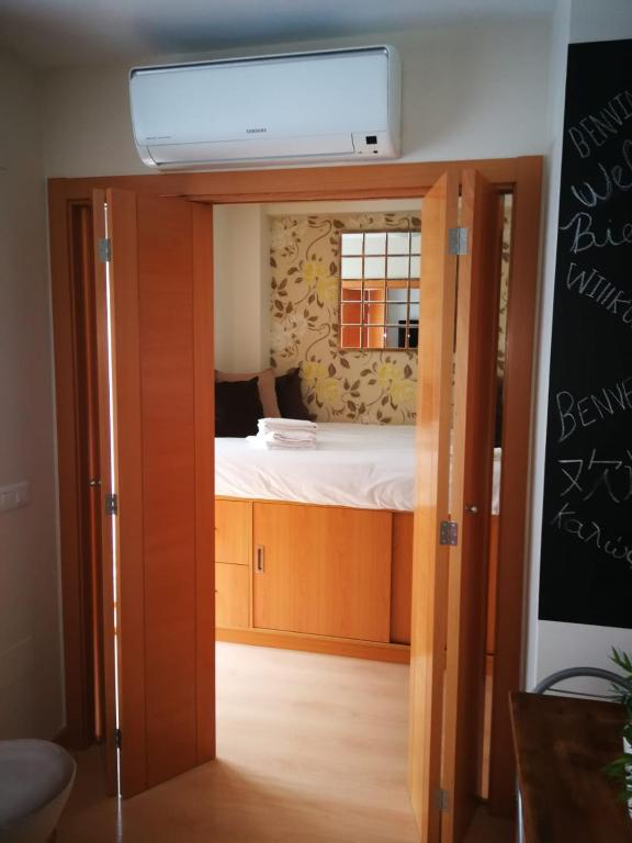 Postel nebo postele na pokoji v ubytování Studio Miramar Suites Malaga
