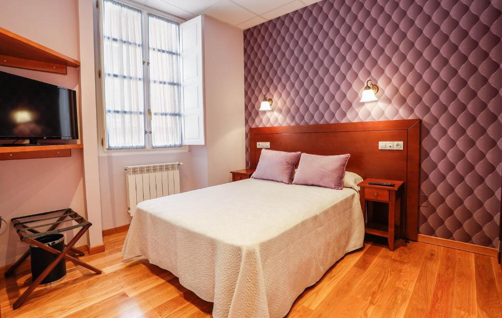Hotel Rey Siloにあるベッド