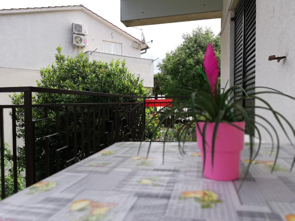 Balkón nebo terasa v ubytování Apartment Marina