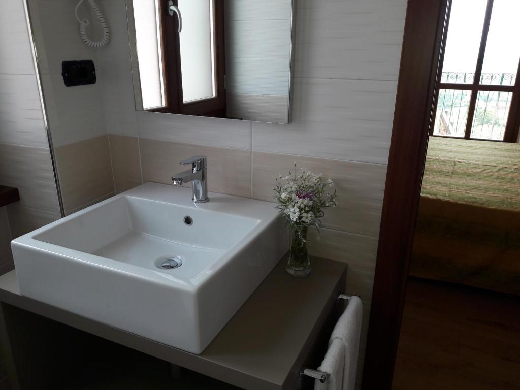Koupelna v ubytování Albergo Diffuso Belvedere