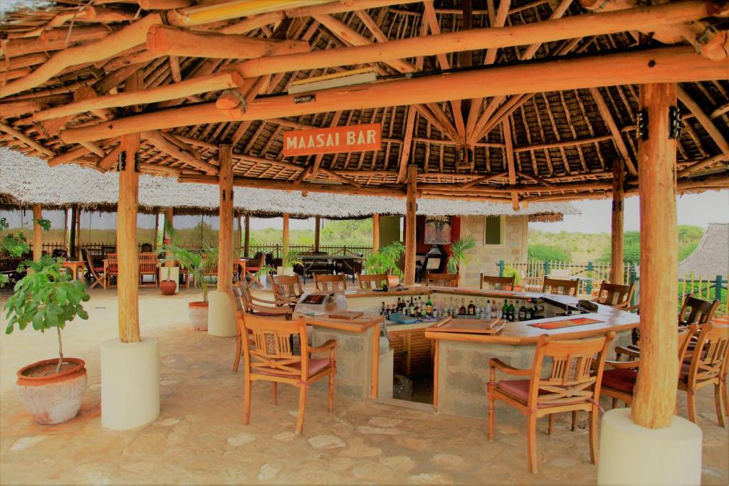 Restaurace v ubytování Manyatta Camp