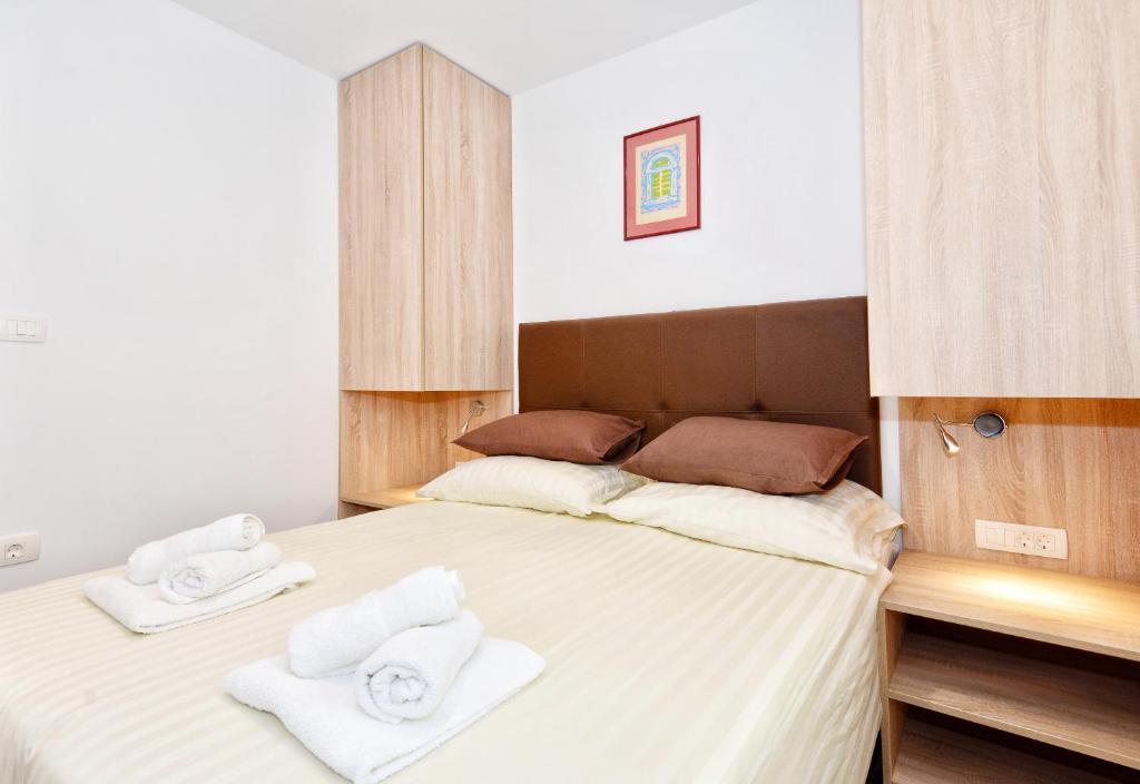 Postel nebo postele na pokoji v ubytování No stress