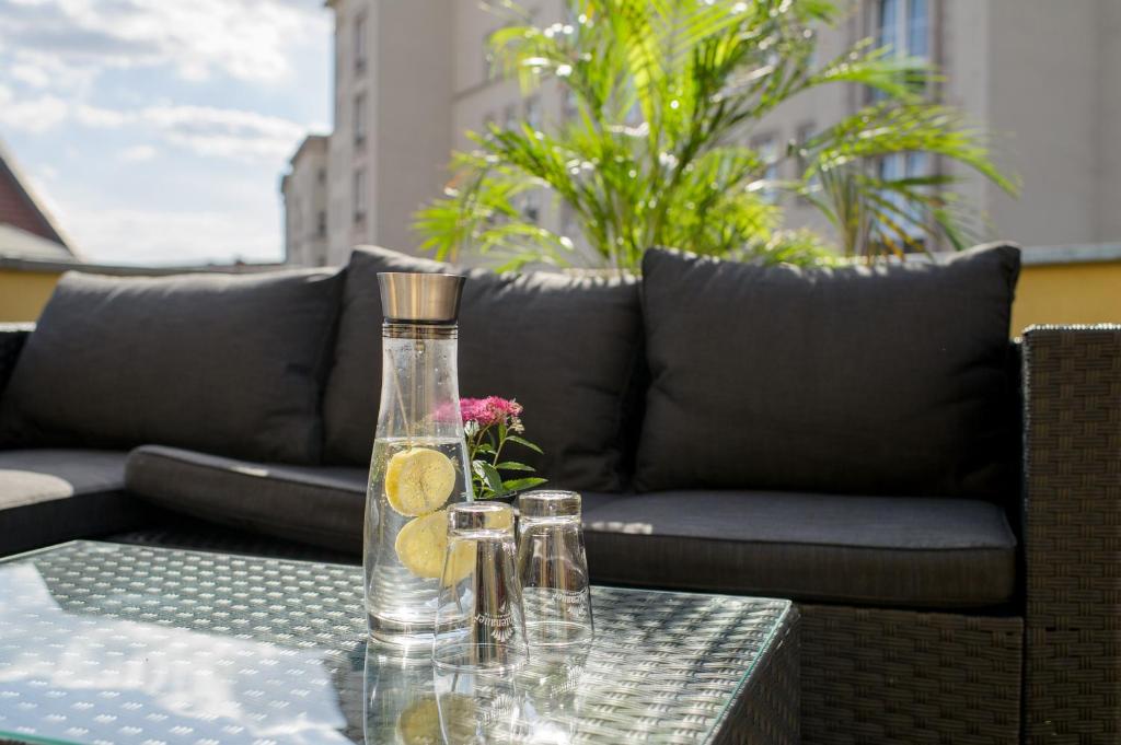 Posezení v ubytování Book Hotel Leipzig