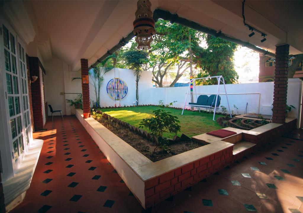 Zahrada ubytování Zostel Mysore