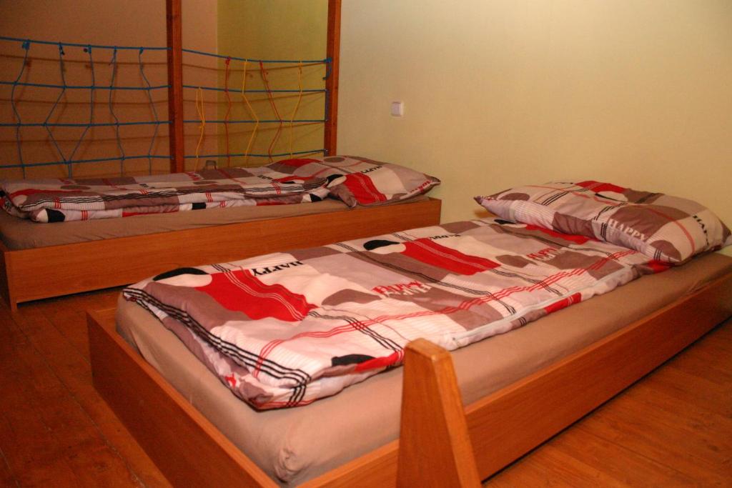 Postel nebo postele na pokoji v ubytování Penzion Pohoda