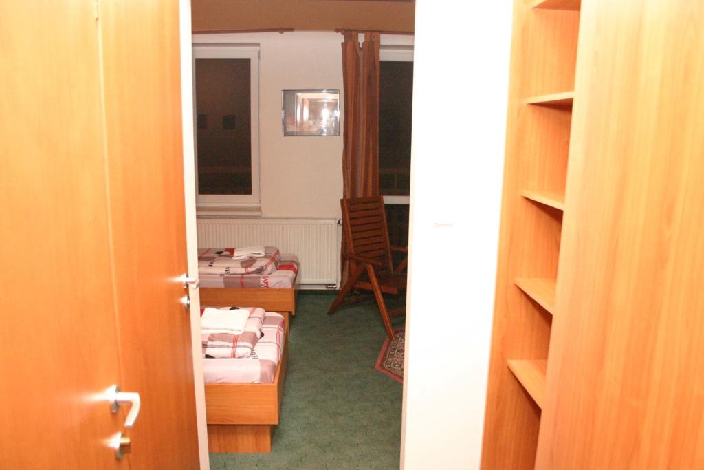 Postel nebo postele na pokoji v ubytování Penzion Pohoda