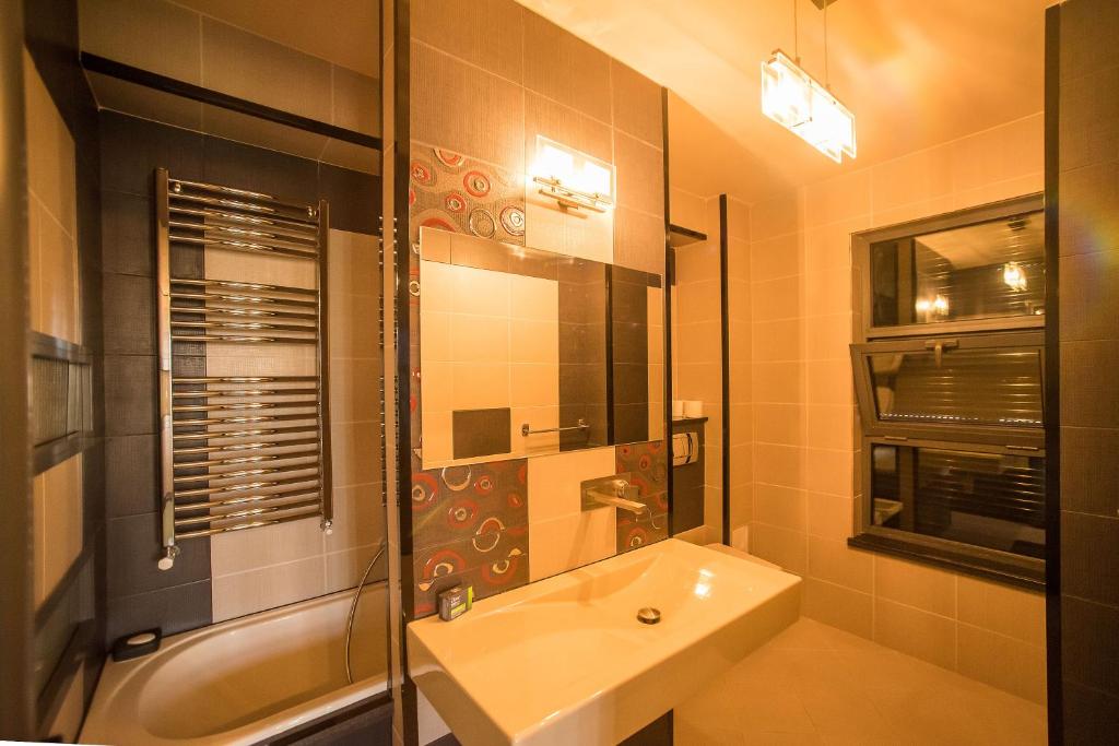 Vannituba majutusasutuses SIMPLE ROOMS SELF CHECK iN
