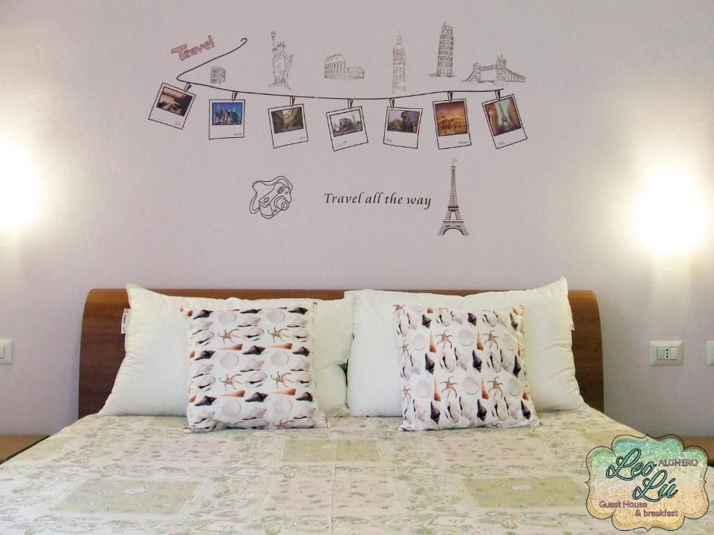 Postel nebo postele na pokoji v ubytování Leolù Guesthouse Alghero