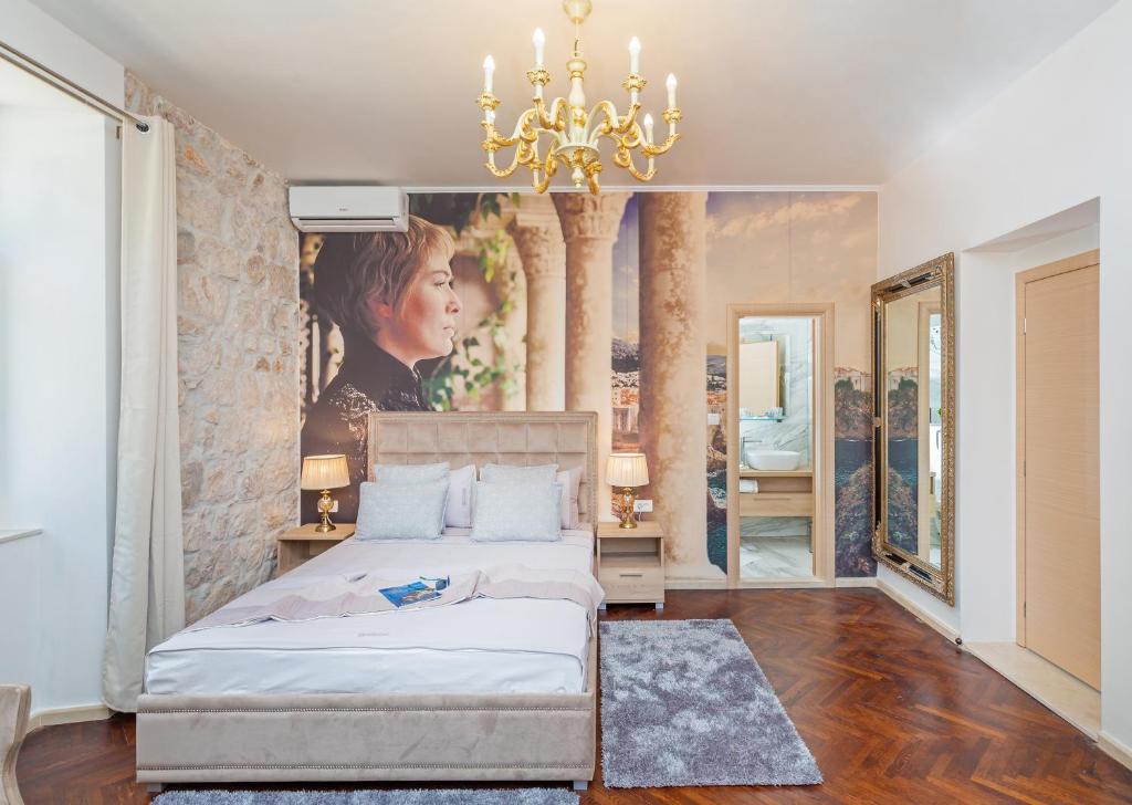 Posteľ alebo postele v izbe v ubytovaní Seven Stars Accommodation Dubrovnik