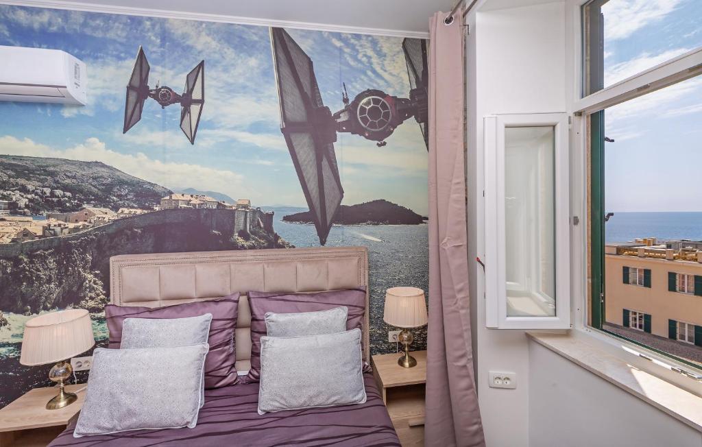 Posteľ alebo postele v izbe v ubytovaní Seven Stars Accommodation Dubrovnik