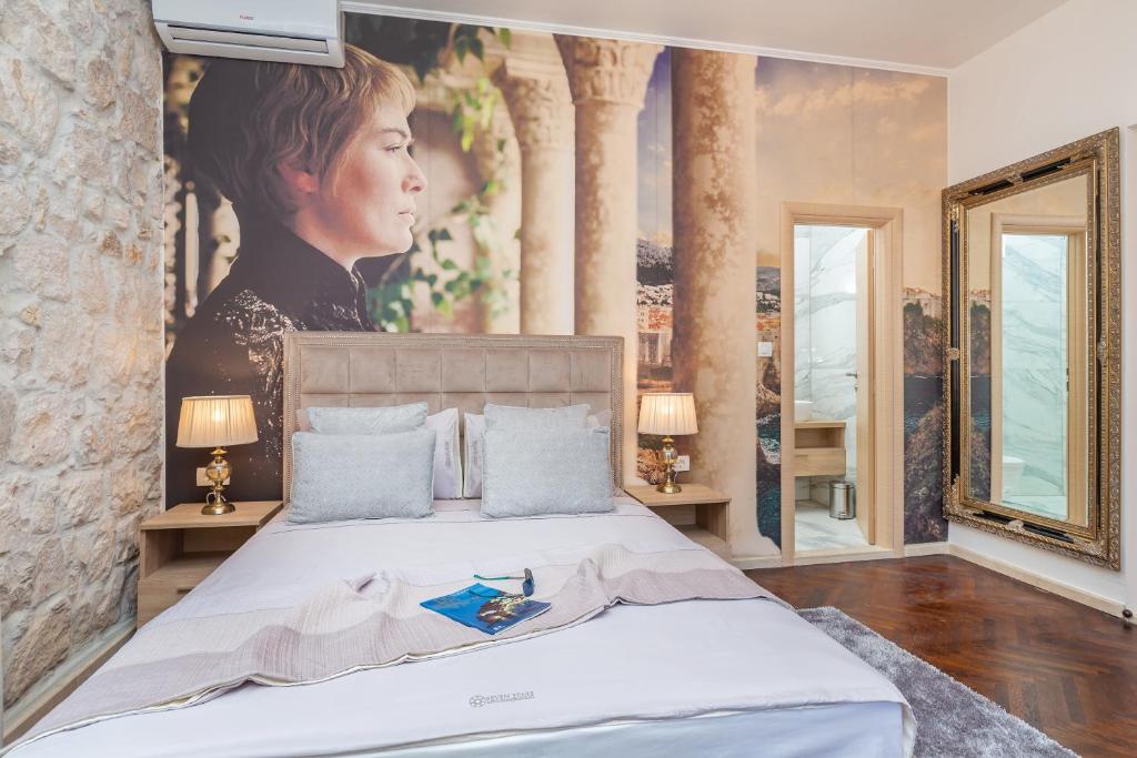 Posteľ alebo postele v izbe v ubytovaní Seven Stars Accommodation Dubrovnik