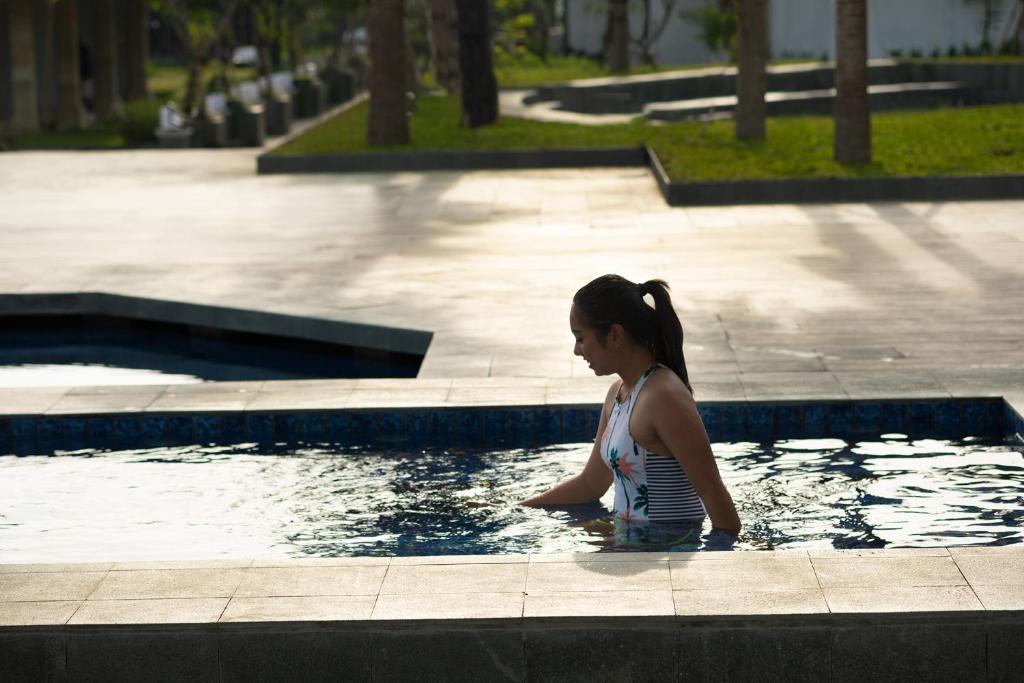Bazén v ubytování Brits Resort Lovina nebo v jeho okolí