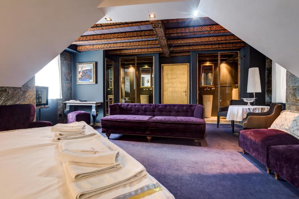 Zona de estar de Boutique Hotel Hippocampus