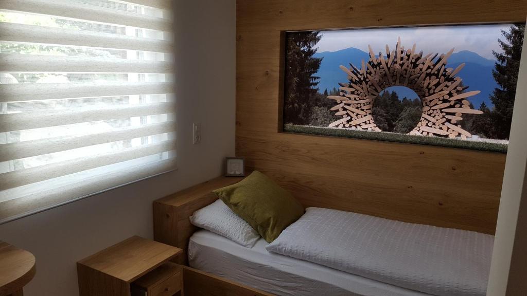 Postel nebo postele na pokoji v ubytování Masetto Egidio Eco-Agritur