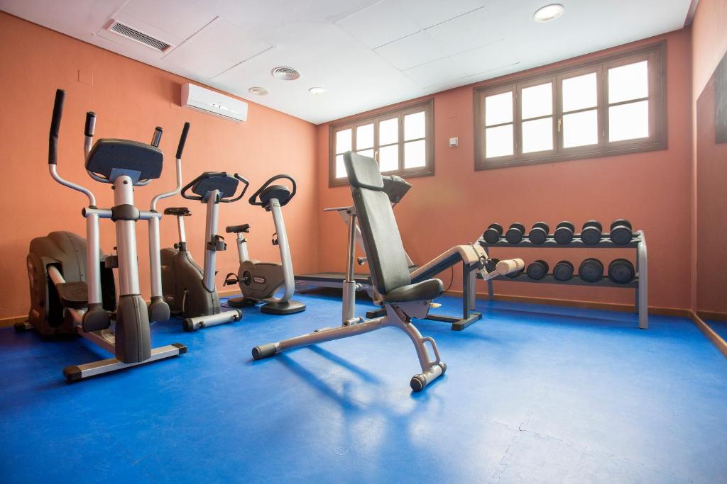 Fitness centrum a/nebo fitness zařízení v ubytování Hipotels Flamenco Conil