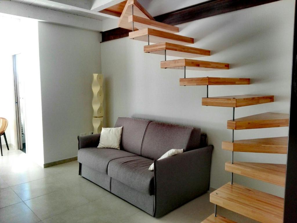 Posezení v ubytování B&B Al Gravattone