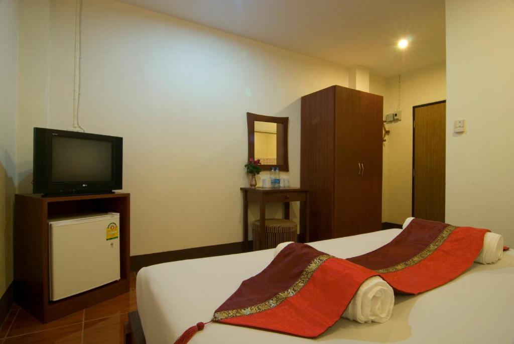 TV a/nebo společenská místnost v ubytování Wandee Bed & Breakfast