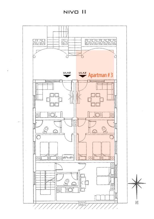 ŽUPAN apartmani - 带露台的公寓