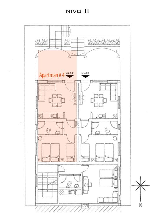 ŽUPAN apartmani - 带露台的公寓