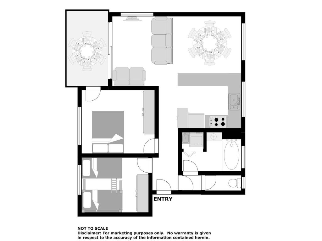 a house with a viewfourth floor plan at Foreshore Paradise Nelson Bay in Nelson Bay
