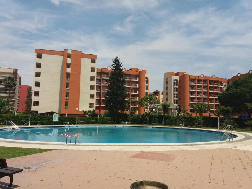 Bazén v ubytovaní Bonito Apartamento con varias piscinas alebo v jeho blízkosti