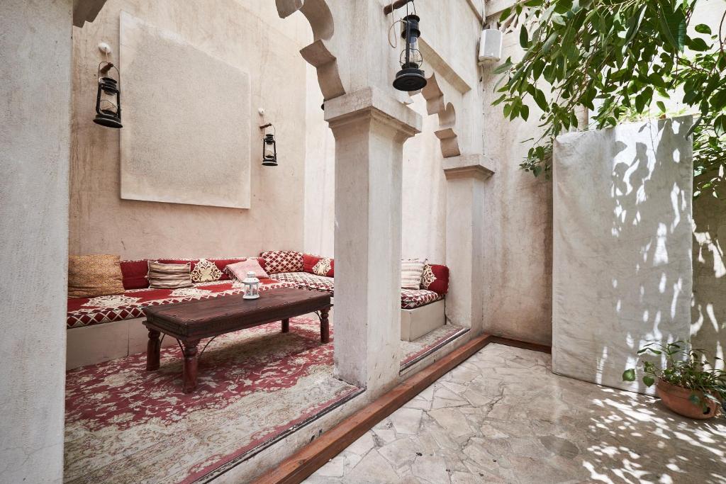 Χώρος καθιστικού στο XVA Art Hotel