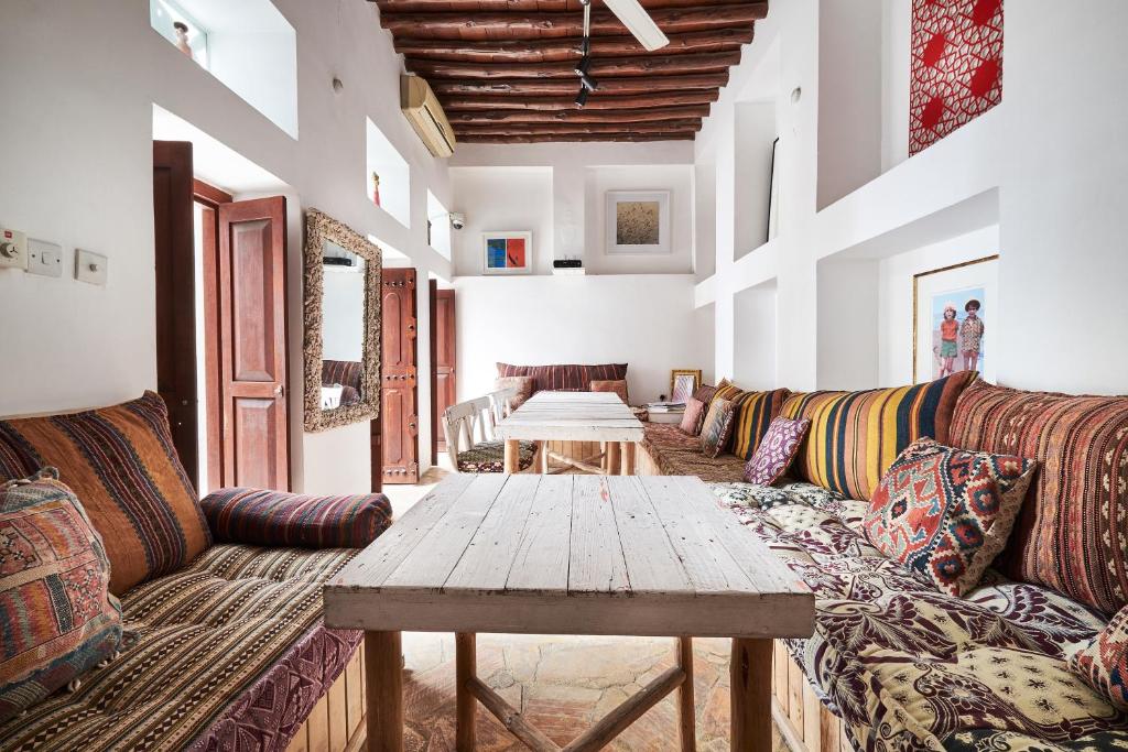 Χώρος καθιστικού στο XVA Art Hotel