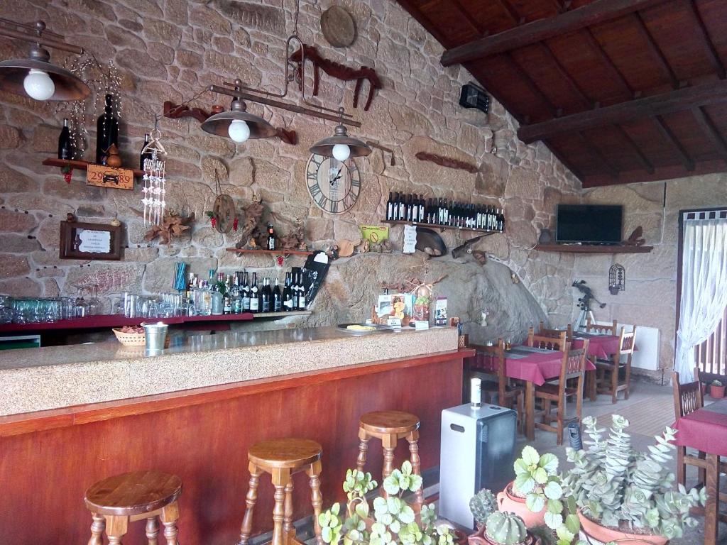 Lounge nebo bar v ubytování Caserio de Fontes
