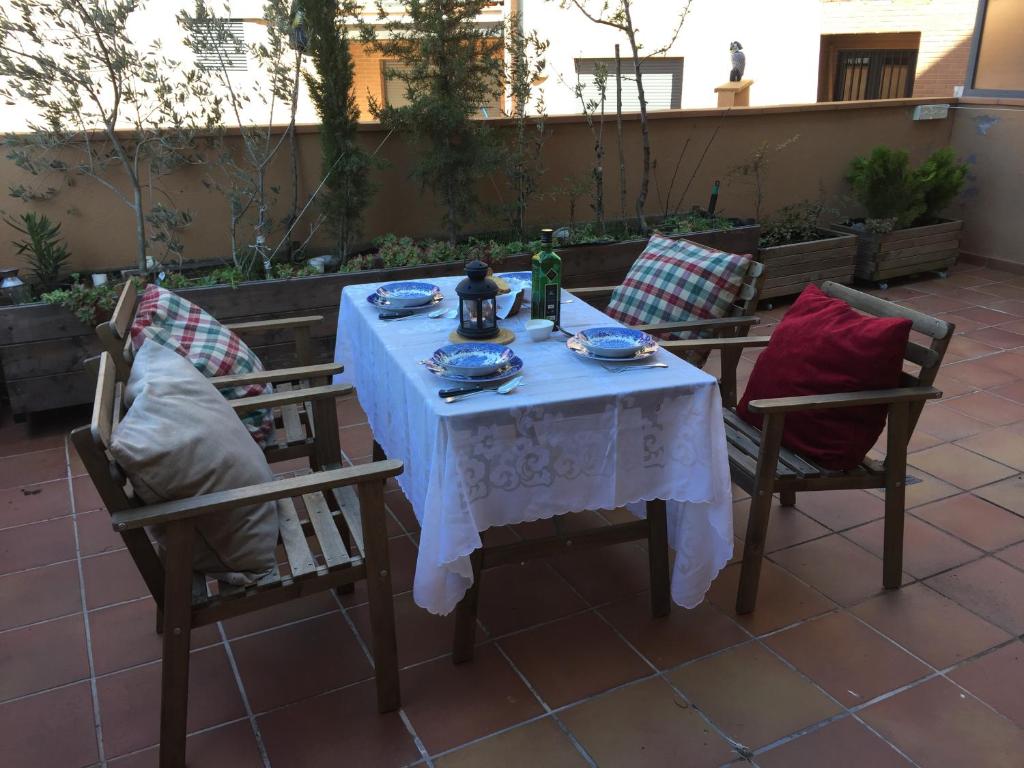 Patio nebo venkovní prostory v ubytování BIOK Ainsa Ordesa-Monte Perdido'