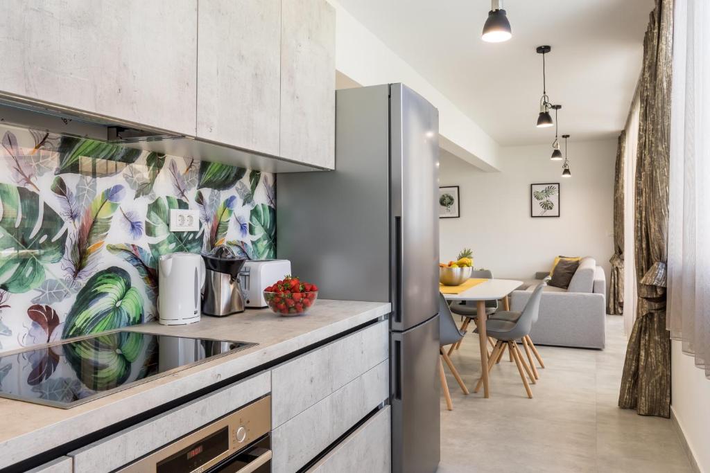Kuchyňa alebo kuchynka v ubytovaní Luxury Rooms Pino