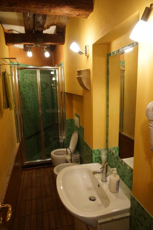 Koupelna v ubytování Casa delle gondole