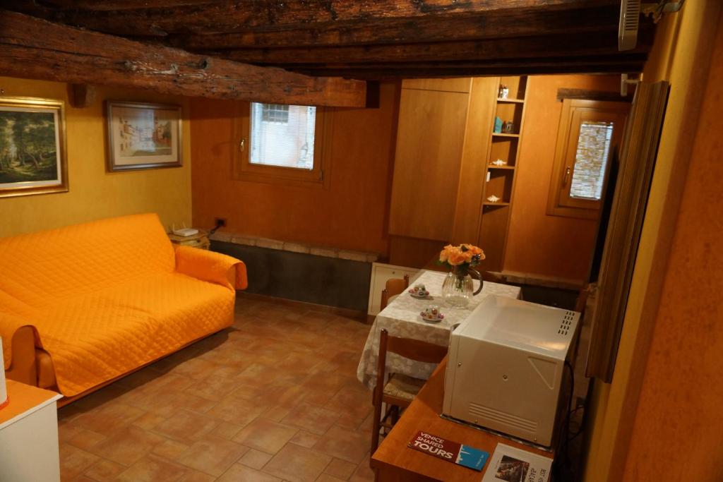 Posezení v ubytování Casa delle gondole